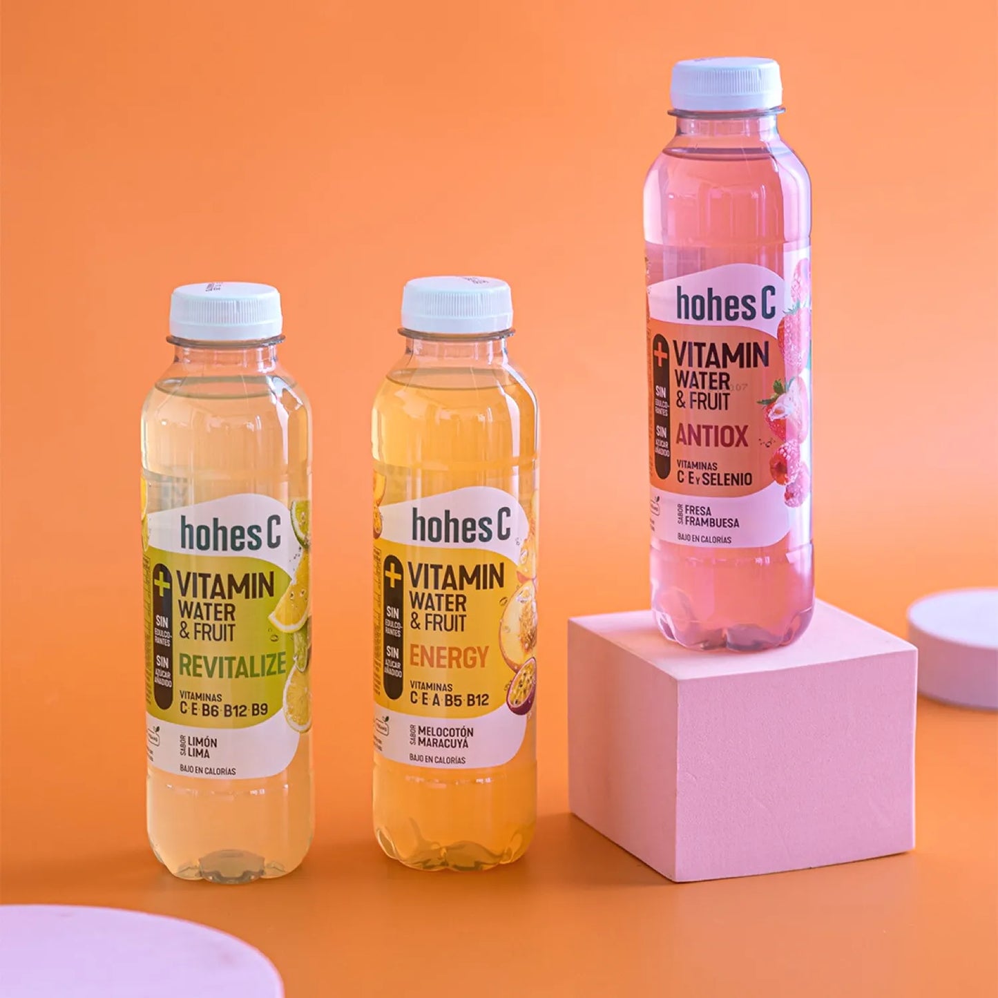 hohes C Pack de 3 sabores - Vitamin Water  - Pack de 6 (6x0,5L)