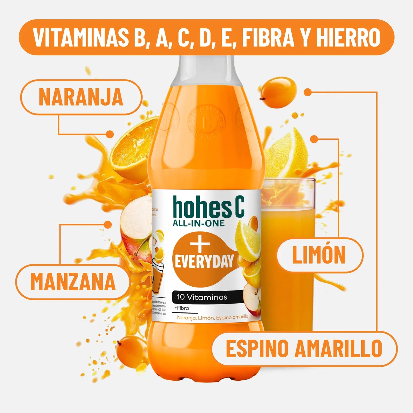 hohes C All-In-One Everyday - Pack de 6 (6x1L)