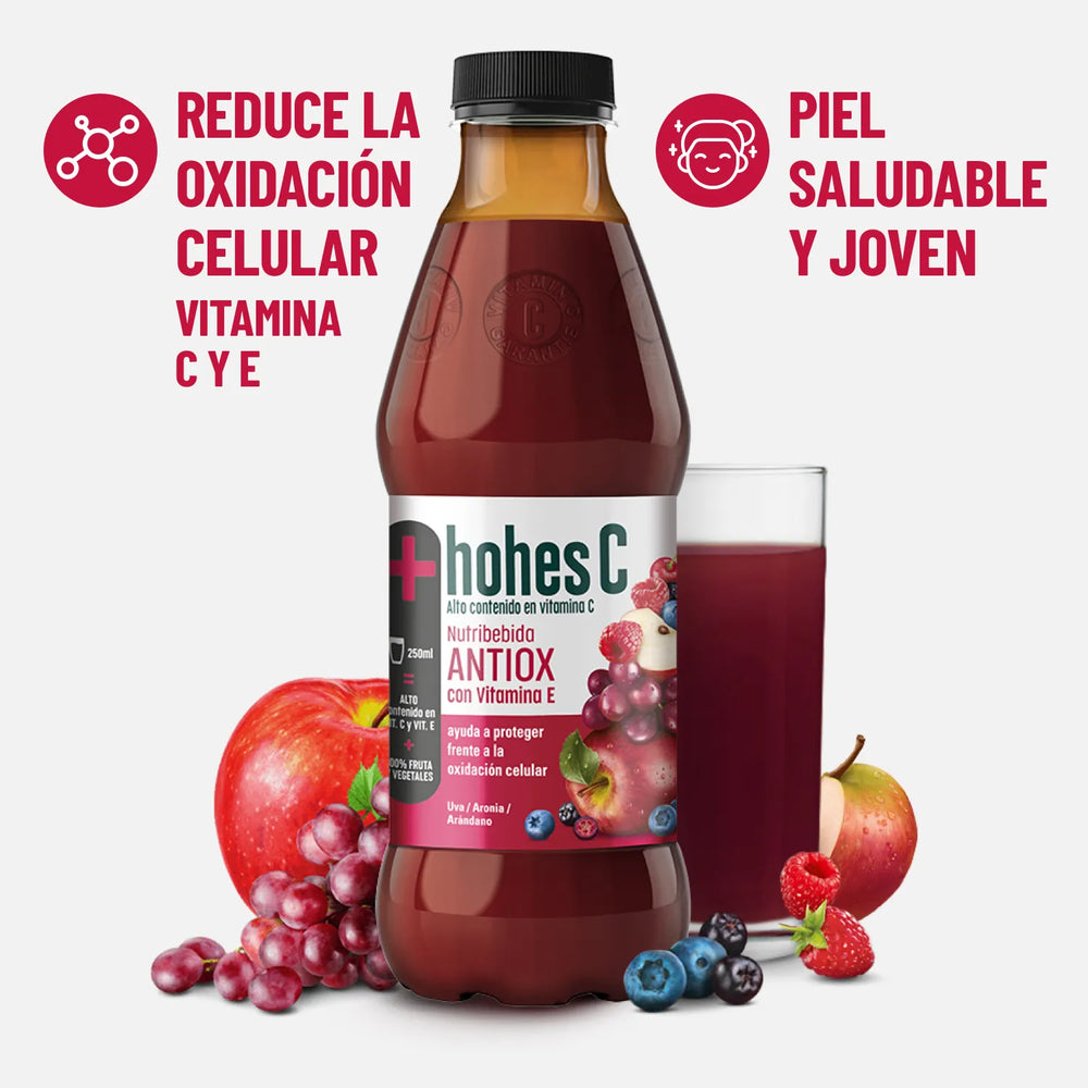 hohes C Nutribebida Antiox con Vitamina E - Pack de 6 (6x1L)