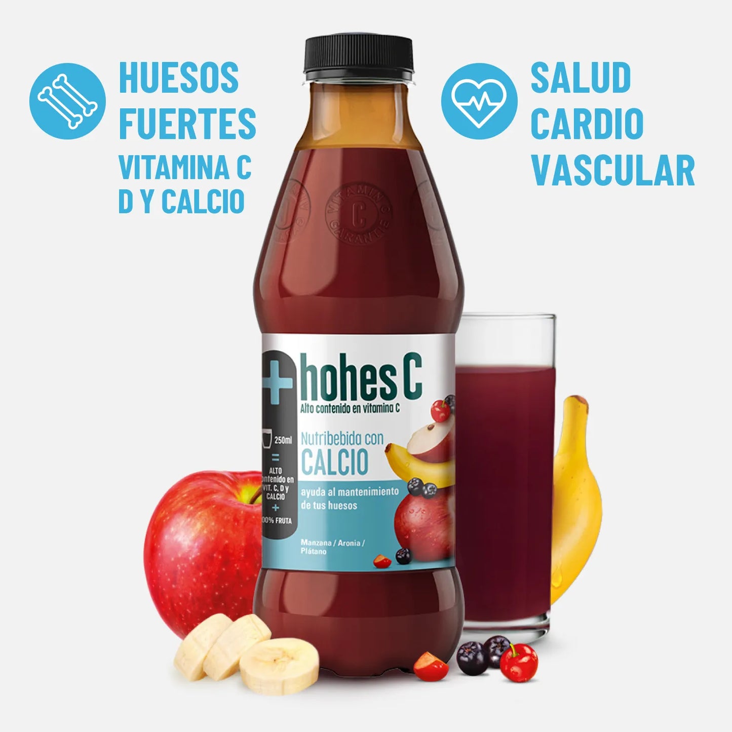 hohes C Nutribebida con Calcio - Pack de 6 (6x1L)