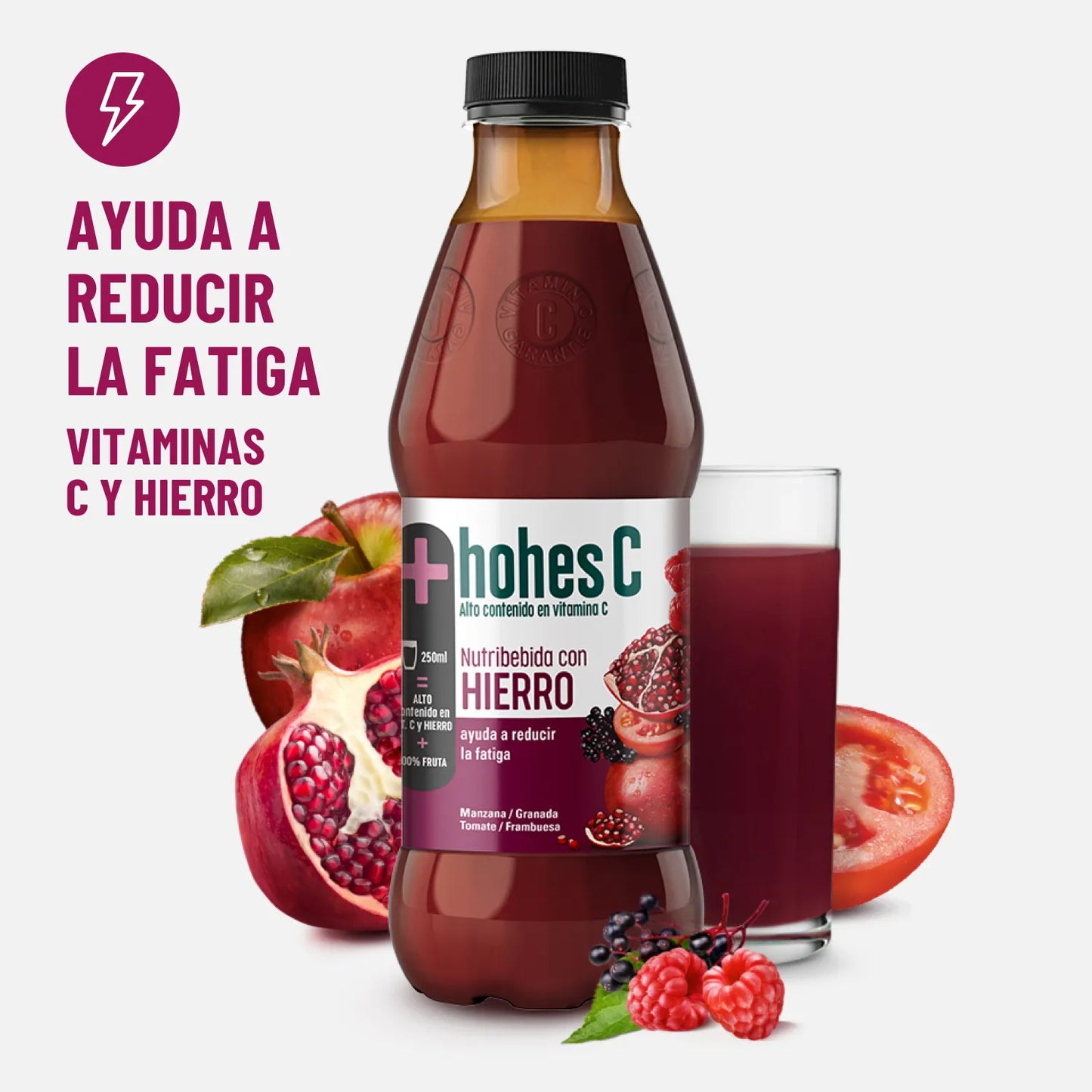hohes C Nutribebida con Hierro - Pack de 6 (6x1L)