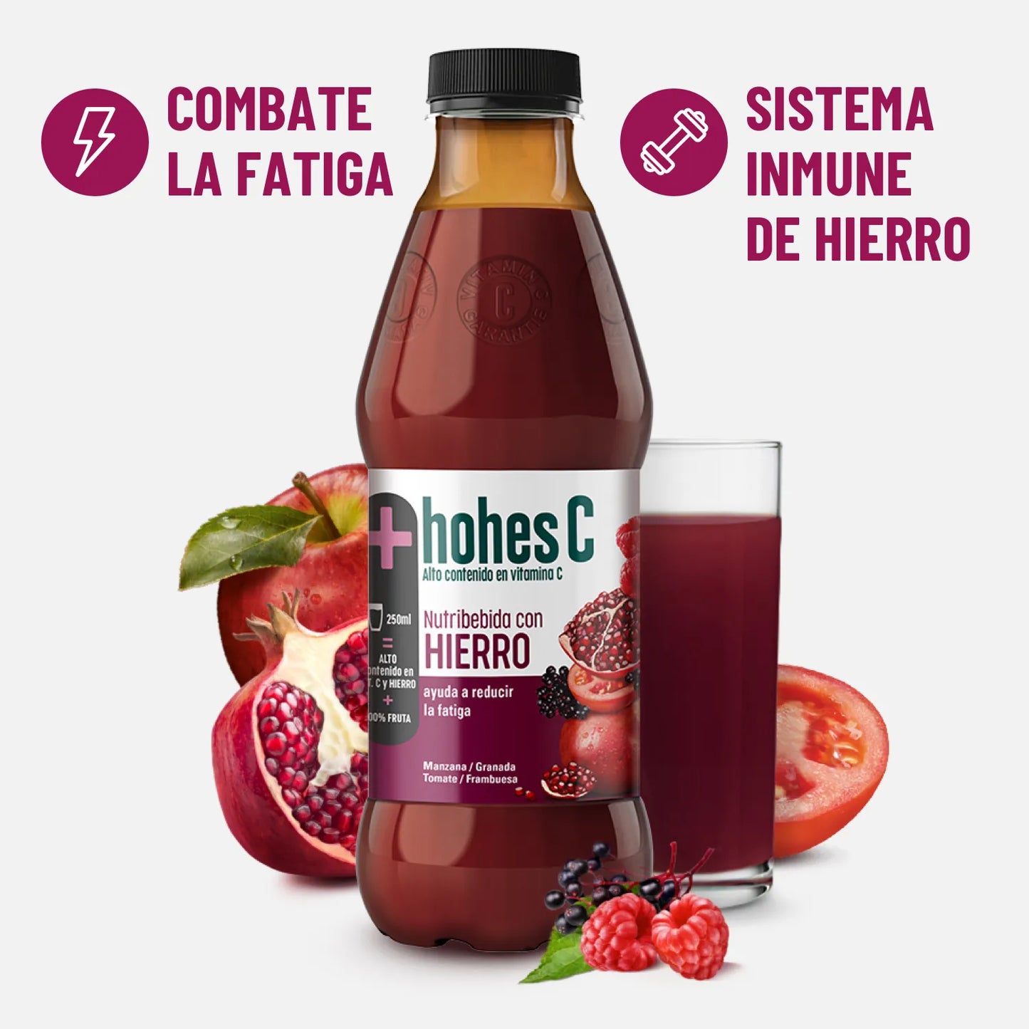 hohes C Nutribebida con Hierro - Pack de 6 (6x1L)