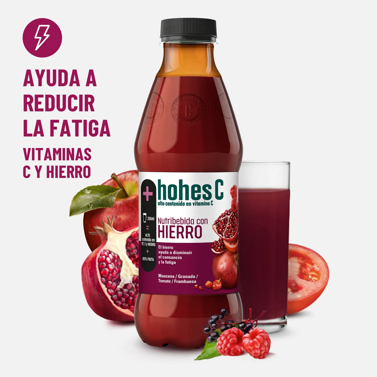 hohes C Nutribebida con Hierro - Pack de 6 (6x1L)