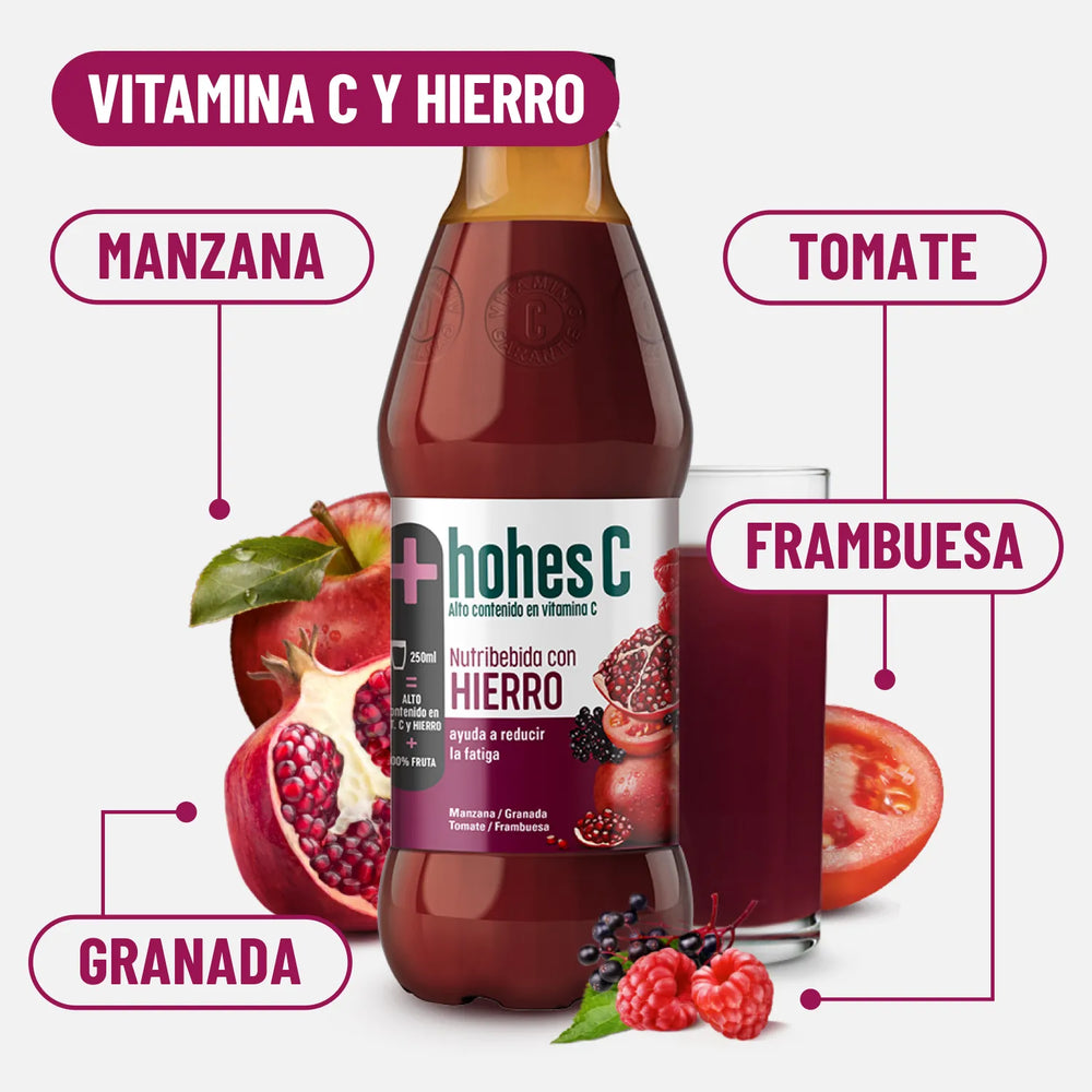 hohes C Nutribebida con Hierro - Pack de 6 (6x1L)