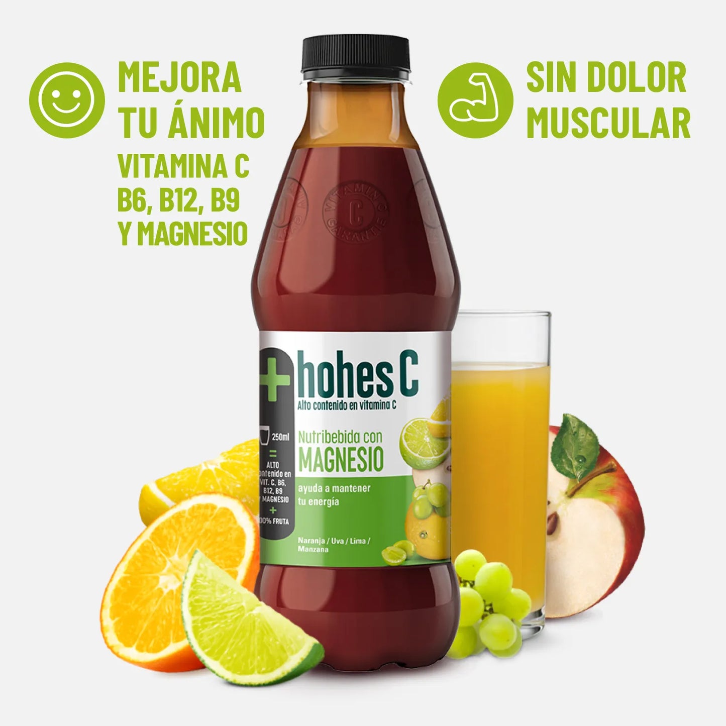 hohes C Nutribebida con Magnesio - Pack de 6 (6x1L)
