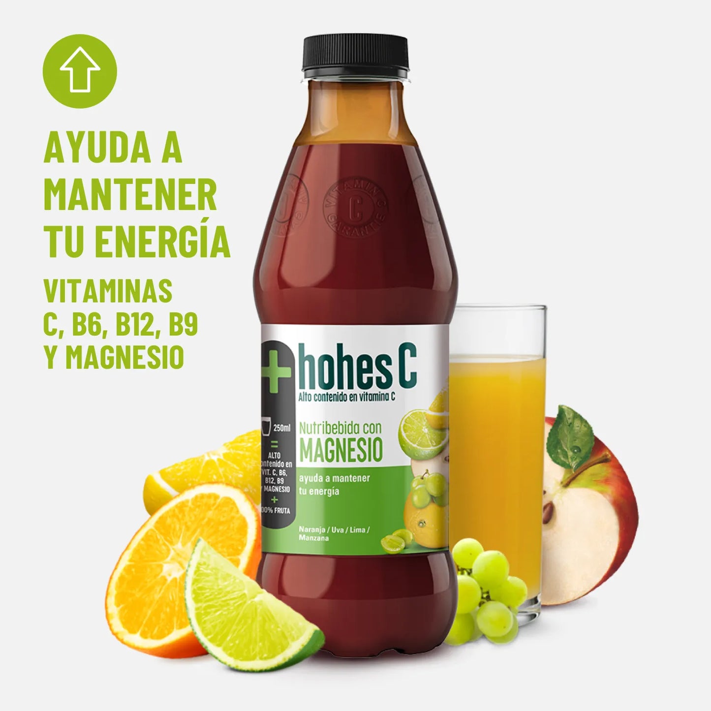 hohes C Nutribebida con Magnesio - Pack de 6 (6x1L)