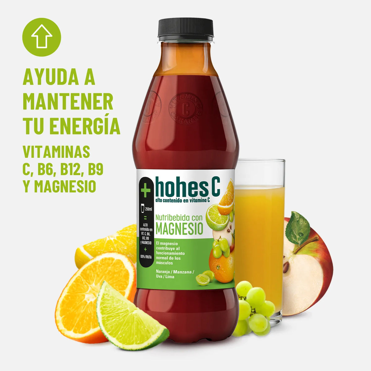 hohes C Nutribebida con Magnesio - Pack de 6 (6x1L)