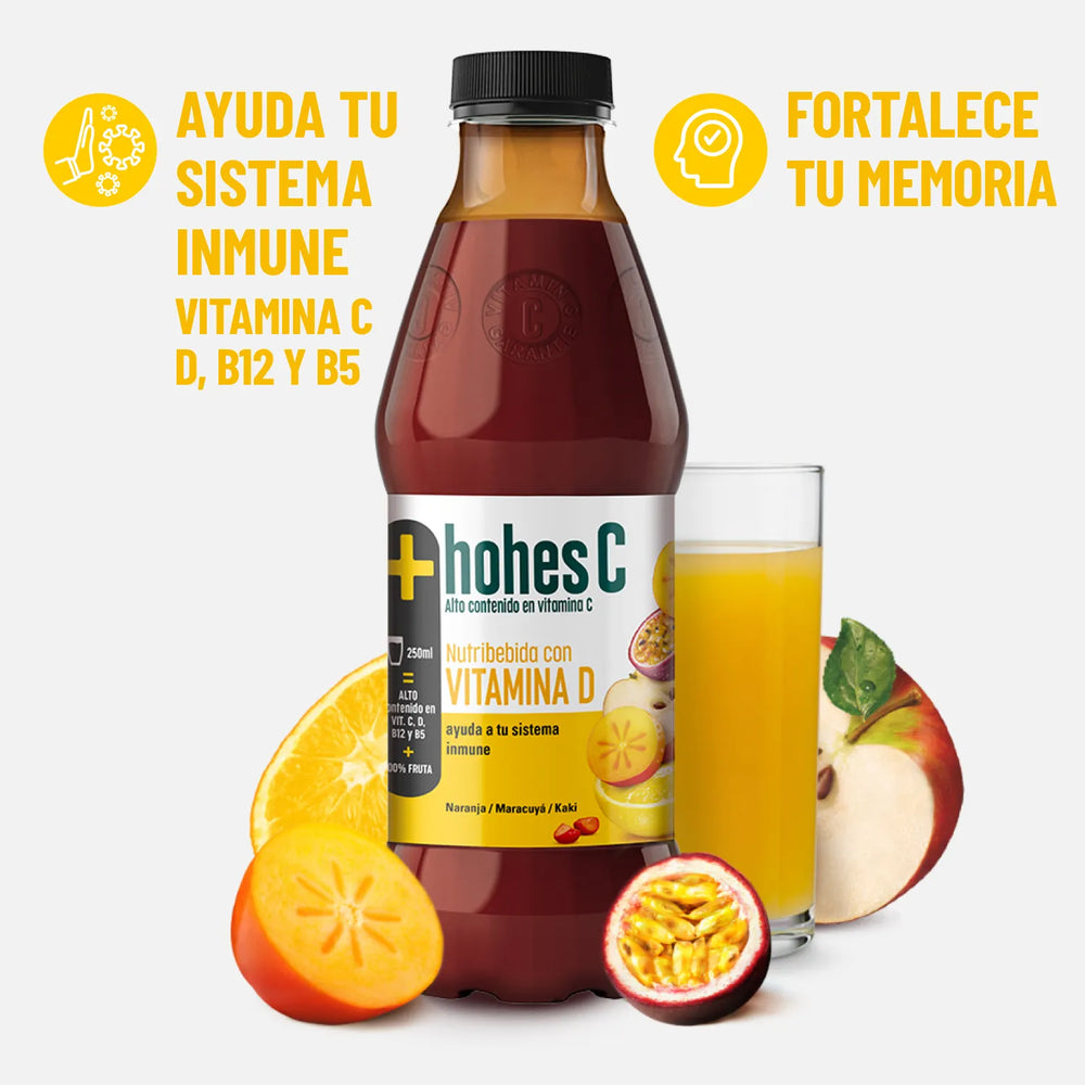 hohes C Nutribebida con Vitamina D - Pack de 6 (6x1L)