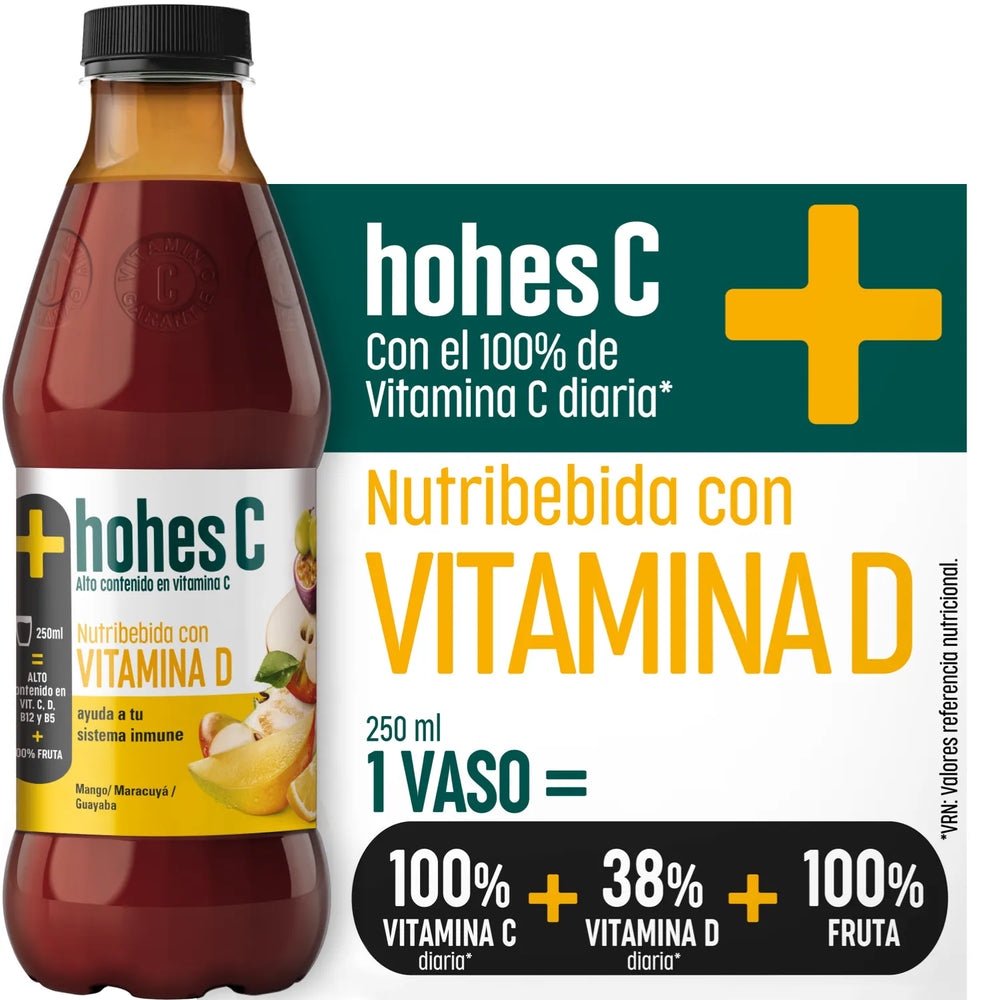 
                  
                    hohes C Pack 3 Sabores: Hierro, Vitamina D y Magnesio - Pack de 6 (6x1L)
                  
                