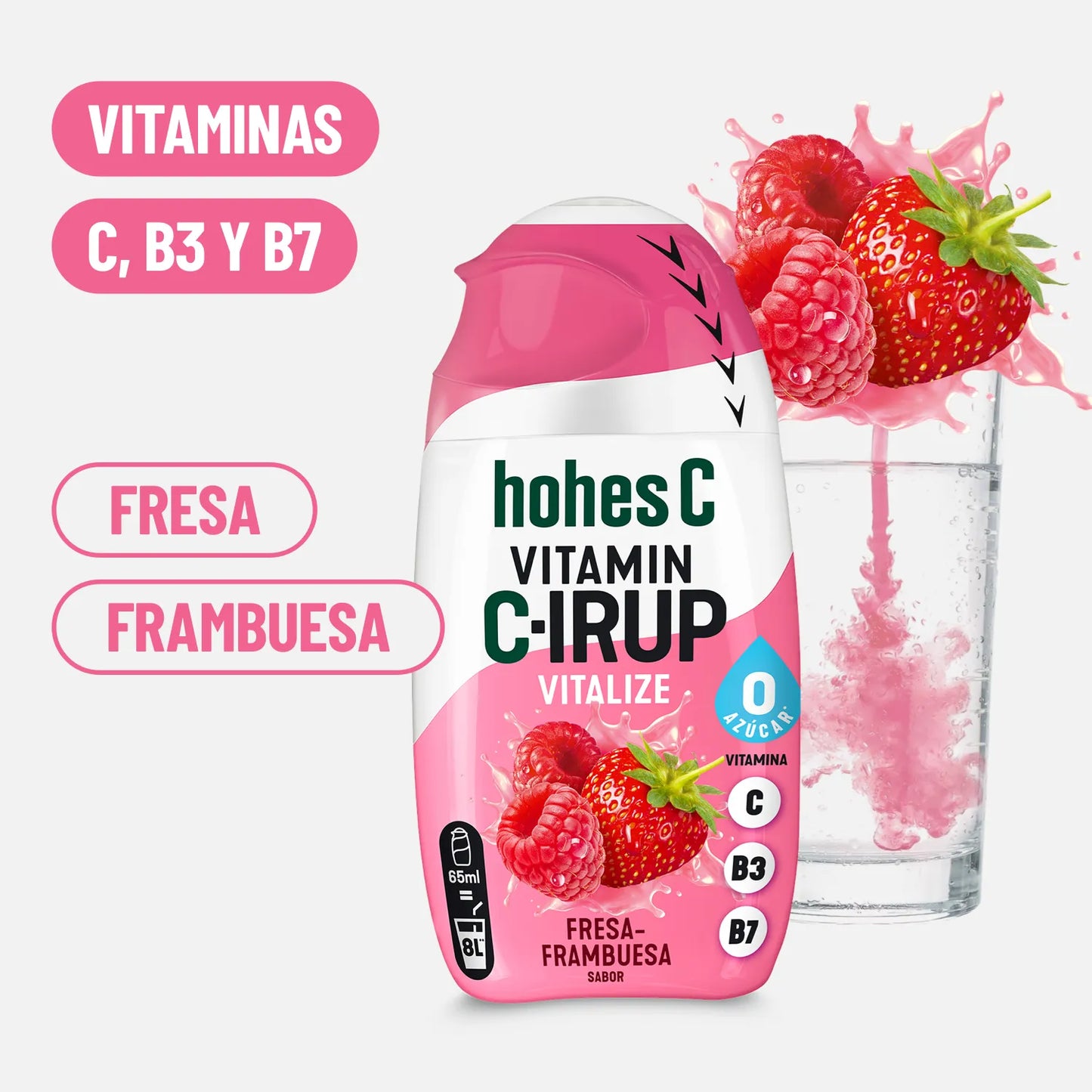 hohes C Vitamin C-IRUP Vitalize - Pack de 8 (8x65ml)