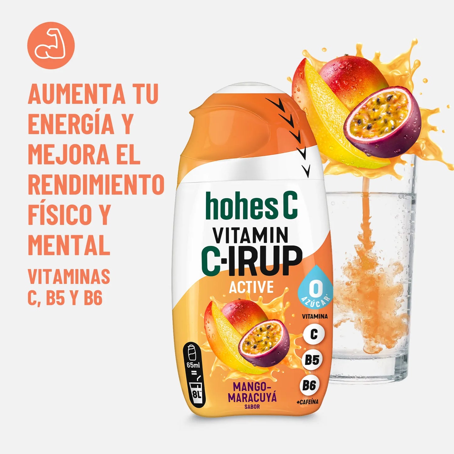 hohes C Vitamin C-IRUP Active - Pack de 8 (8x65ml)