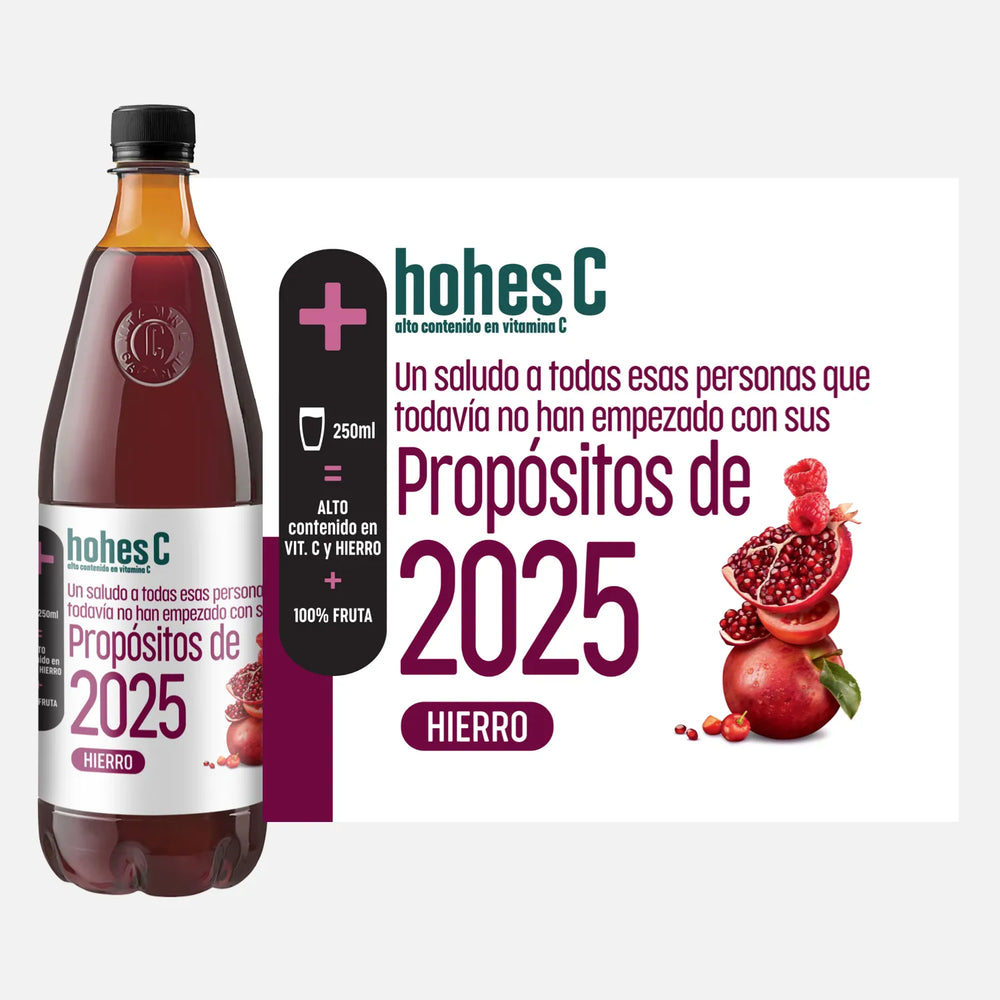 
                  
                    hohes C Pack 3 Sabores: Hierro, Vitamina D y Magnesio - Pack de 6 (6x1L)
                  
                