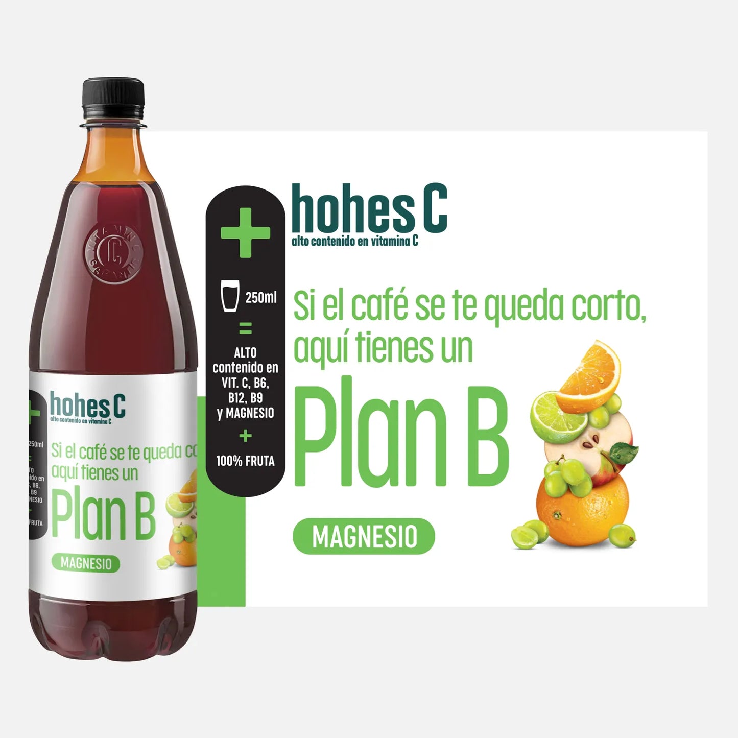 hohes C Pack 3 Sabores: Hierro, Vitamina D y Magnesio - Pack de 6 (6x1L)